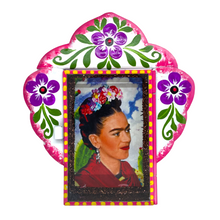 Load image into Gallery viewer, Frida Tin Nicho With Glass Door Art & Decor Mexico