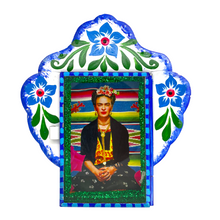 Load image into Gallery viewer, Frida Tin Nicho With Glass Door Art & Decor Mexico Frida Tin 22
