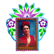Load image into Gallery viewer, Frida Tin Nicho With Glass Door Art & Decor Mexico