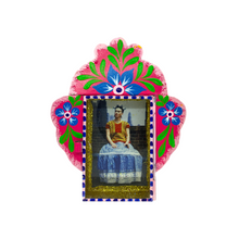 Load image into Gallery viewer, Frida Tin Nicho With Glass Door Art & Decor Mexico