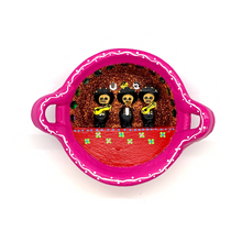 Load image into Gallery viewer, Handmade Mexican Cazuela Art - Mariachi Art & Decor Mexico