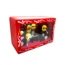 Load image into Gallery viewer, Handmade Window Shadow Box Nicho -  Rockeros Shadow Boxes Mexico CC