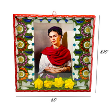 Load image into Gallery viewer, Handmade Jumbo Framed Frida Wall Art Piece Art & Decor Mexico