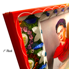 Load image into Gallery viewer, Handmade Jumbo Framed Frida Wall Art Piece Art & Decor Mexico