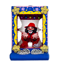 Load image into Gallery viewer, Handmade Shadow Box Nicho - Cepillín (Limited Edition) Shadow Boxes Mexico CC Blue Wood Box