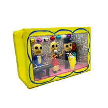 Load image into Gallery viewer, Handmade Window Shadow Box Nicho -  Cumbiamuertos Shadow Boxes Mexico CC