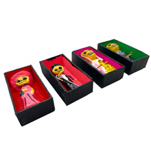 Load image into Gallery viewer, Handmade Mini Magnet Coffin People - Amor Eterno (4 Pack) Art & Decor Mexico