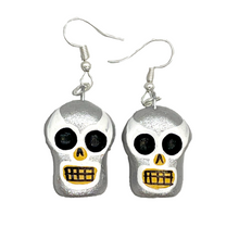 Load image into Gallery viewer, Handmade Earrings - Luchadores Lucha Libre, Mexican Wrestlers, Masks Jewelry Mexico Silver