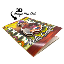 Load image into Gallery viewer, Musical Greeting Card - Frida "Feliz Cumple" Greeting Cards Muertolandia.com