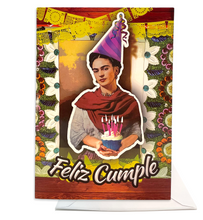 Load image into Gallery viewer, Musical Greeting Card - Frida "Feliz Cumple" Greeting Cards Muertolandia.com 1 Card