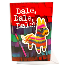 Load image into Gallery viewer, Musical Greeting Card - Dale, Dale, Dale! (The Piñata Song) - "Happy Birthday" Greeting Cards Muertolandia.com 1 Card