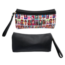 Load image into Gallery viewer, Frida Lotería Wristlet Wallet Totes & Purses Mexico Black