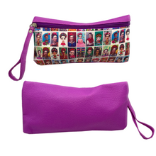 Load image into Gallery viewer, Frida Lotería Wristlet Wallet Totes & Purses Mexico Lavender