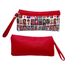 Load image into Gallery viewer, Frida Lotería Wristlet Wallet Totes & Purses Mexico Red
