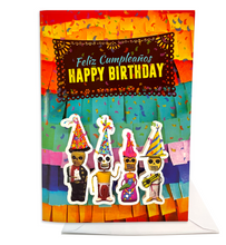 Load image into Gallery viewer, Amigo Musical Birthday Card + Gift Bundle Greeting Cards Muertolandia.com
