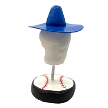 Load image into Gallery viewer, Handmade Clay Calavera Sugar Skull Head Stand - Mariachi El Doyer Shadow Boxes Mexico