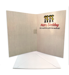 Musical Greeting Card - Mariachi "Happy Birthday...pero con mariachi!"
