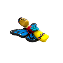 Load image into Gallery viewer, Handmade Mariposa Butterfly Magnets (Frida Full Body 2 Pack) Art & Decor Mexico