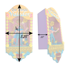 Load image into Gallery viewer, Handmade Deluxe Shadow Box Nicho - Luchador - Que Tranza Valedor Shadow Boxes Mexico