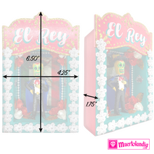 Load image into Gallery viewer, Handmade Deluxe Shadow Box Nicho - El Rey - Mariachi Los Muertos Series Shadow Boxes Mariachi Los Muertos