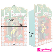 Load image into Gallery viewer, Handmade Deluxe Shadow Box Nicho - La Bamba - Mariachi Los Muertos Series Shadow Boxes Mariachi Los Muertos
