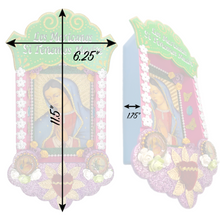Load image into Gallery viewer, Handmade Deluxe Shadow Box Nicho - Virgen De Guadalupe Shadow Boxes Mexico