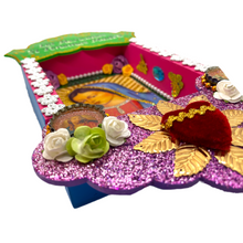 Load image into Gallery viewer, Handmade Deluxe Shadow Box Nicho - Virgen De Guadalupe Shadow Boxes Mexico
