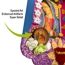 Load image into Gallery viewer, Handmade Deluxe Shadow Box Nicho - Virgen De Guadalupe Shadow Boxes Mexico