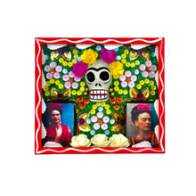 Load image into Gallery viewer, Handmade Framed Frida Tribute Wall Art Piece Art & Decor Mexico