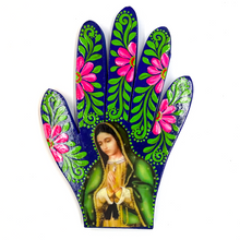 Load image into Gallery viewer, Handmade Mexican Wood Milagro Hands - Virgen de Guadalupe Art & Decor Muertolandia.com Torso 12