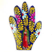 Load image into Gallery viewer, Handmade Mexican Wood Milagro Hands - Virgen de Guadalupe Art & Decor Muertolandia.com Body 102