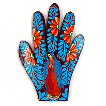 Load image into Gallery viewer, Handmade Mexican Wood Milagro Hands - Virgen de Guadalupe Art & Decor Muertolandia.com Body 118