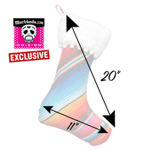 Load image into Gallery viewer, Mexican Christmas Serape Style Stocking - Bota Navideña Holiday Decor Muertolandia.com