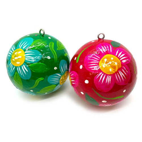 Handmade Mexican Christmas Navidad Ornaments - Cumbia Collection (2 Pack)