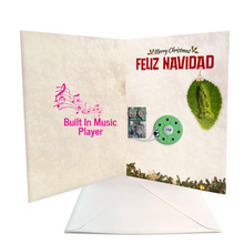 Load image into Gallery viewer, Musical Greeting Card - Feliz Navidad - Virgen de Guadalupe Greeting Cards Muertolandia.com