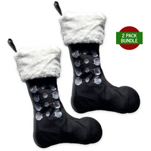 Load image into Gallery viewer, Mexican Christmas Serape Style Stocking - Bota Navideña Holiday Decor Muertolandia.com Mariachi x 2