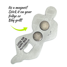 Load image into Gallery viewer, Lucha Por Happy Hour - Luchador Mexican Wrestler Bottle Cap Opener Bottle Openers Muertolandia.com