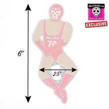 Load image into Gallery viewer, Lucha Por Happy Hour - Luchador Mexican Wrestler Bottle Cap Opener Bottle Openers Muertolandia.com