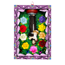 Load image into Gallery viewer, Handmade Shadow Box Nicho - San Antonio "Busca Amor" Shadow Boxes Mexico CC