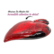 Load image into Gallery viewer, Handmade Tin Mexican Milagro Hearts - Puro Corazon Tin Milagro Hearts Mexico MH