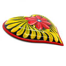 Load image into Gallery viewer, Handmade Tin Mexican Milagro Hearts - Corazon Simpatico Tin Milagro Hearts Mexico MH