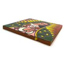Load image into Gallery viewer, Mexican Handmade Clay Tile and Stand - Virgen de Guadalupe Tile Mexico