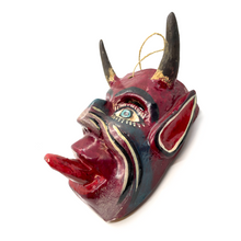 Load image into Gallery viewer, Handmade and Painted - Mexican Ceremonial Folk Mask - Cuernos Art & Decor Mexico F