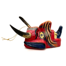 Load image into Gallery viewer, Handmade and Painted - Mexican Ceremonial Folk Mask - Cuernos Art & Decor Mexico F