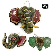 Load image into Gallery viewer, Handmade and Painted - Mexican Ceremonial Folk Mask - Fantastical Animals Art & Decor Mexico F