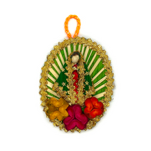 Load image into Gallery viewer, Handmade Mexican Virgencita Keepsake Holiday Decor Mexico LA Green