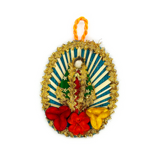 Load image into Gallery viewer, Handmade Mexican Virgencita Keepsake Holiday Decor Mexico LA Light Blue