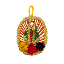 Load image into Gallery viewer, Handmade Mexican Virgencita Keepsake Holiday Decor Mexico LA Red