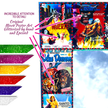 Load image into Gallery viewer, Handmade Mexican Mirror - Luchadores, Mexican Wrestlers, Lucha Libre Art & Decor Mexico
