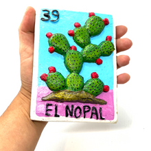 Load image into Gallery viewer, Mexican Handmade JUMBO Clay 3D Lotería Tile Tile Mexico